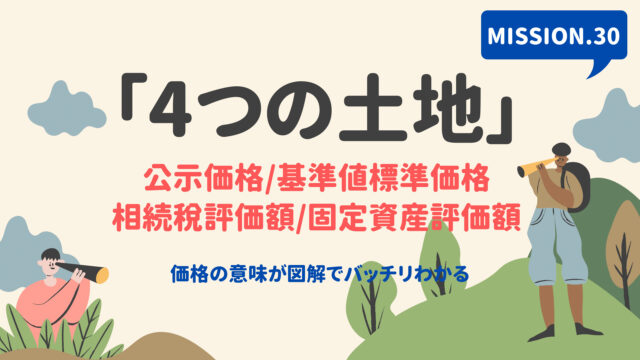 FP試験対策「4つの土地」タイトル