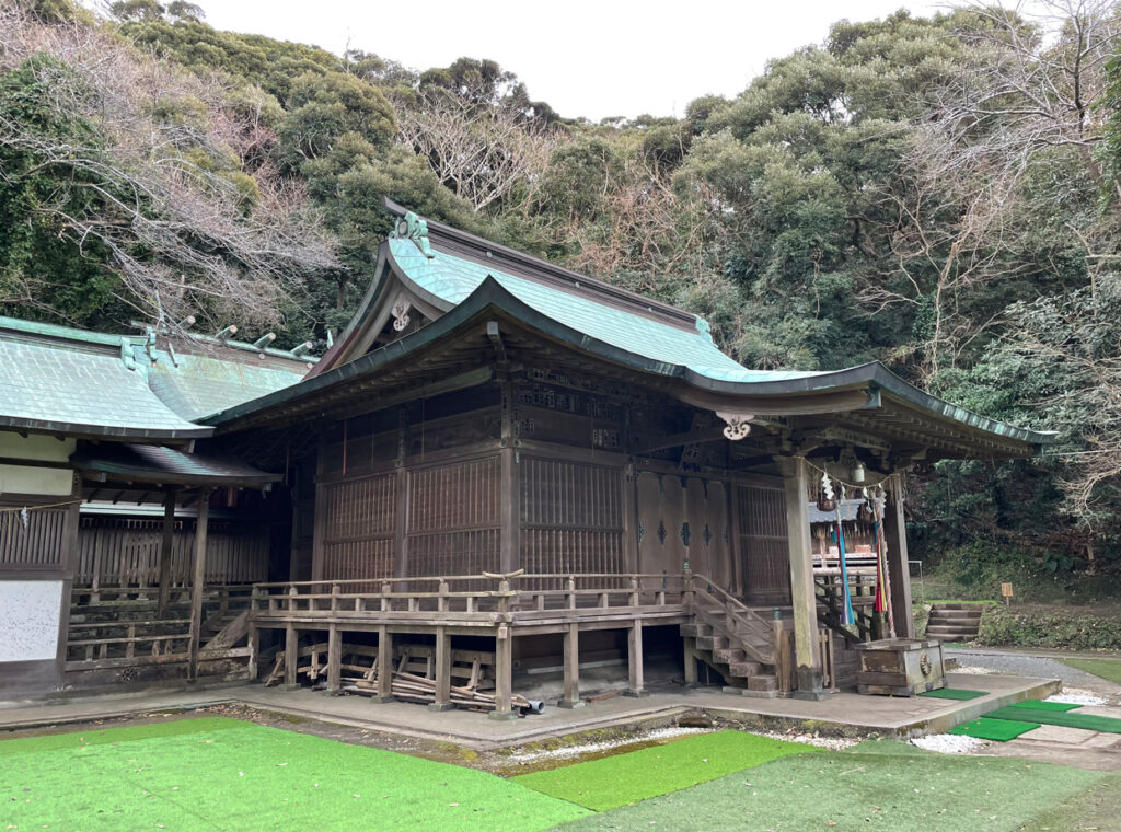 洲崎神社の本殿の写真