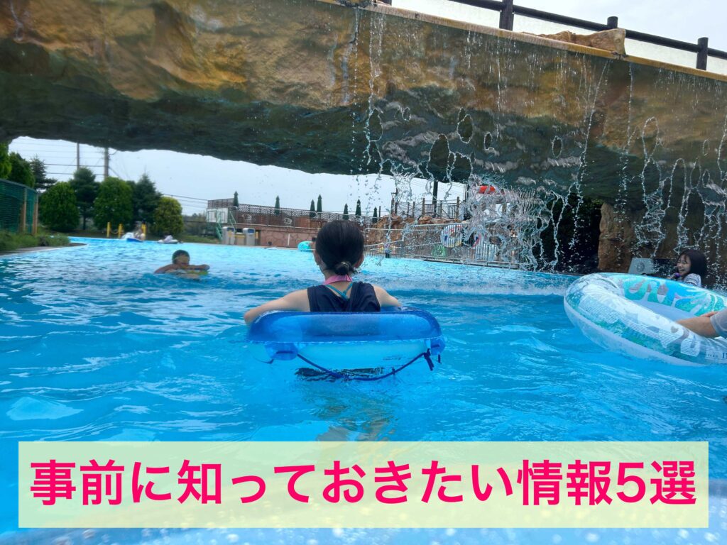 東京サマーランドの流れるプール写真